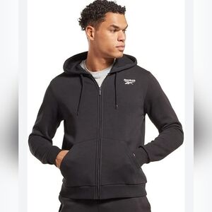 Reebok Men's Black Hoodie Sweater